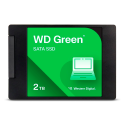 Unidad SSD WD Green 2TB 2.5" SATA III 6Gb/s 3D NAND WDS200T5G0A
