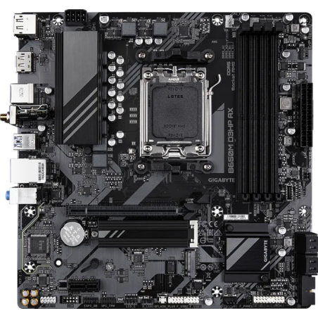 Motherboard Gigabyte B650M D3HP AX Socket AM5 DDR5 Micro ATX WiFi Bluetooth HDMI