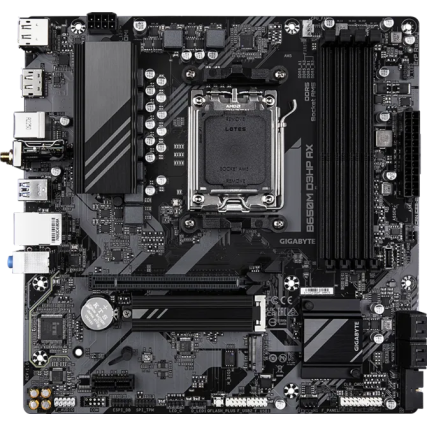 Motherboard Gigabyte B650M D3HP AX Socket AM5 DDR5 Micro ATX WiFi Bluetooth HDMI