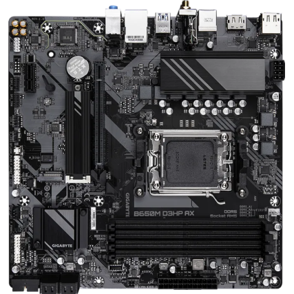 Motherboard Gigabyte B650M D3HP AX Socket AM5 DDR5 Micro ATX WiFi Bluetooth HDMI