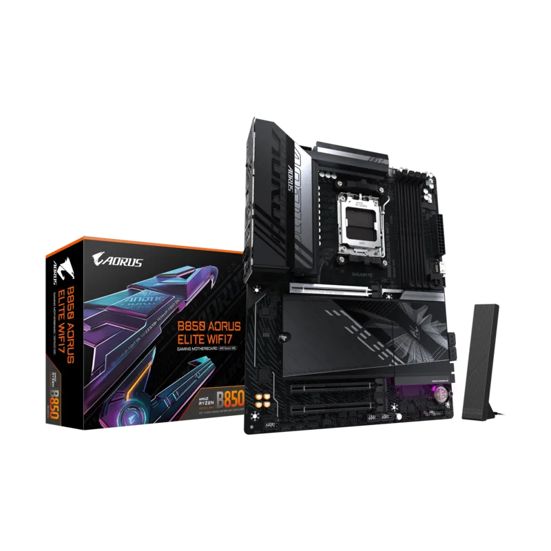 Motherboard Gigabyte B850 A ELITE WF7 Socket AM5 DDR5 ATX WiFi 7 Bluetooth
