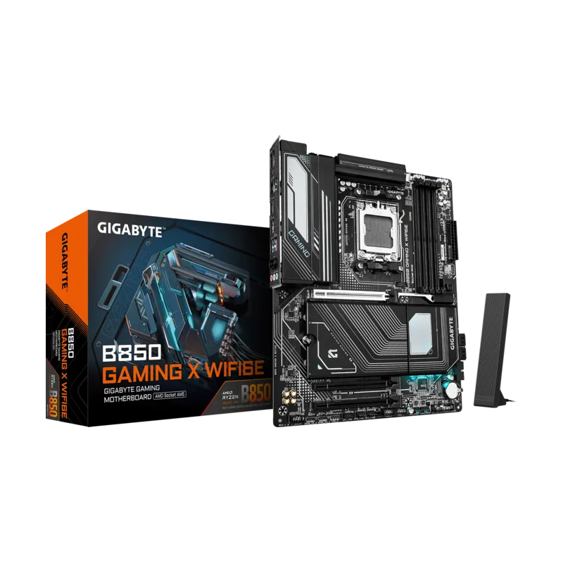 Motherboard Gigabyte B850 GAMING X WIFI6E Socket AM5 ATX DDR5 WiFi 6E Bluetooth HDMI DisplayPort