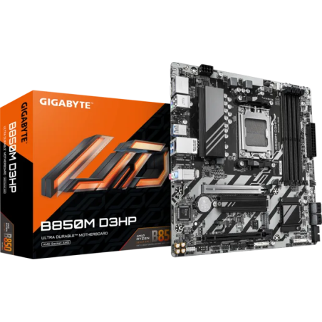 Motherboard Gigabyte B850M D3HP Socket AM5 Micro ATX DDR5 HDMI Dual DisplayPort