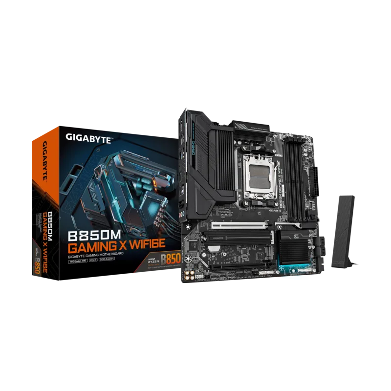 Motherboard Gigabyte B850M GAMING X WF6E Socket AM5 Micro ATX DDR5 WiFi 6E Bluetooth HDMI Dual DisplayPort