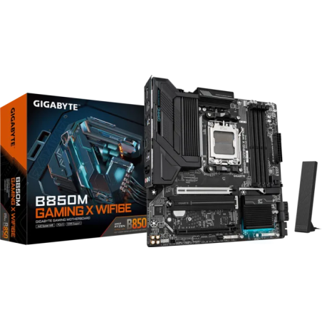 Motherboard Gigabyte B850M GAMING X WF6E Socket AM5 Micro ATX DDR5 WiFi 6E Bluetooth HDMI Dual DisplayPort