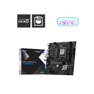 Motherboard MSI PRO H810M-E Socket LGA 1851 Micro-ATX,  DDR5, 6400MHz