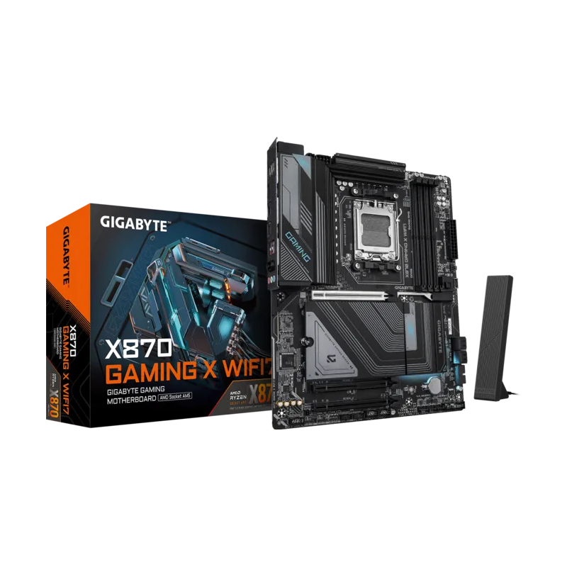 Motherboard Gigabyte X870 Gaming X WIFI7 Socket AM5 ATX DDR5 HDMI WiFi 7 Bluetooth
