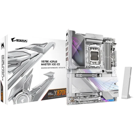 Motherboard Gigabyte X870E AORUS Master X ICE Socket AM5 ATX DDR5 HDMI WiFi 7 Bluetooth