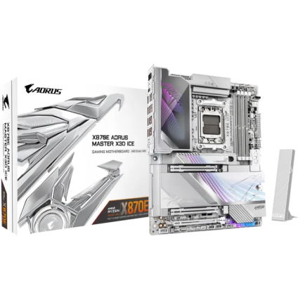 Motherboard Gigabyte X870E AORUS Master X ICE Socket AM5 ATX DDR5 HDMI WiFi 7 Bluetooth