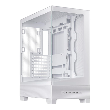Gabinete ASUS A31 TG White M-ATX Blanco con Cristal Templado y 2x USB-C