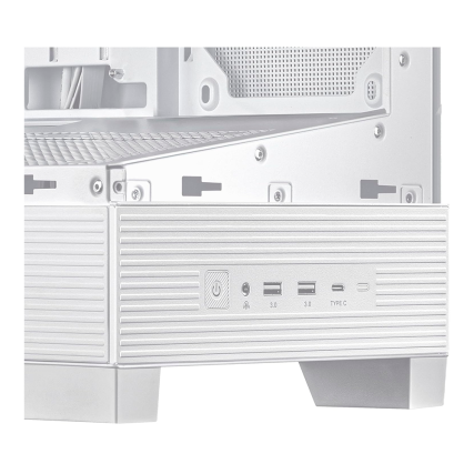 Gabinete ASUS A31 TG White M-ATX Blanco con Cristal Templado y 2x USB-C