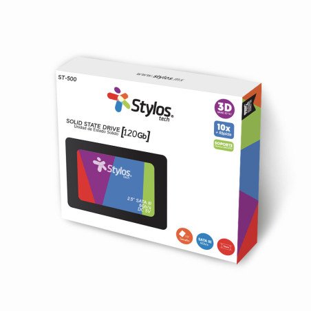 Unidad SSD 120GB Stylos STMSSD1B, SATA III, 2.5'', 7mm