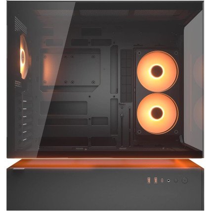 El COUGAR CFV235 Vision es un gabinete Mid Tower diseñado para equipos gaming de alto rendimiento. Cuenta con estructura Central
