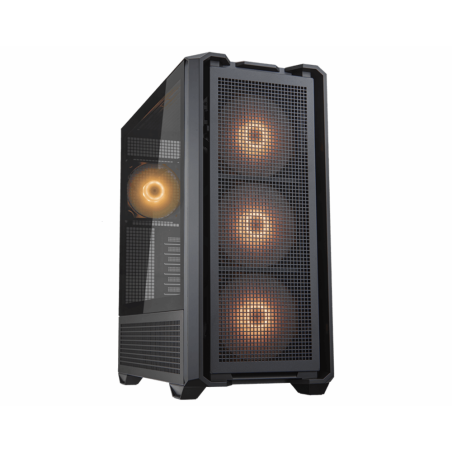 Gabinete Gamer COUGAR MX600 Air Pro Mid Tower E-ATX/ATX/Micro-ATX/Mini-ITX ARGB Negro