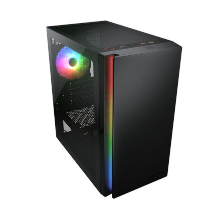 Gabinete Gamer COUGAR Purity RGB Mini Tower Micro-ATX/Mini-ITX Negro