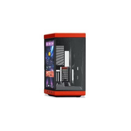 Gabinete HYTE Y70 Touch Infinite Mid Tower Negro/Rojo con Pantalla Touch 14.9" 2.5K