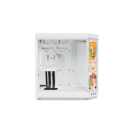 Gabinete HYTE Y70 Touch Infinite Mid Tower Snow White con Pantalla Touch 14.9" 2.5K