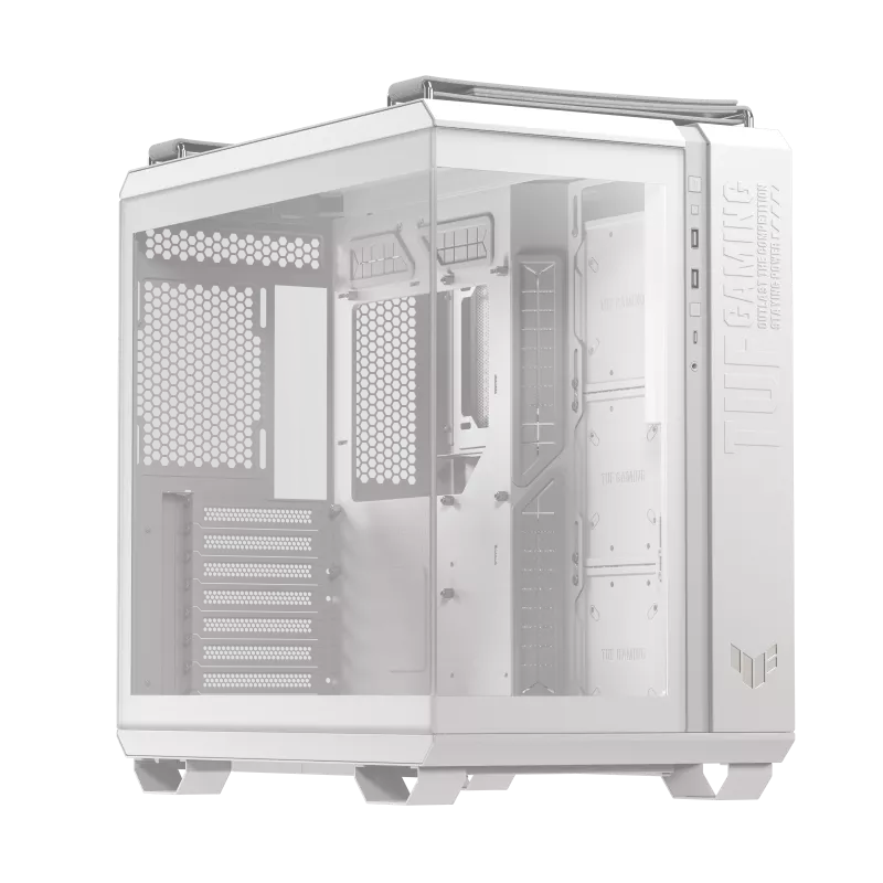 Gabinete ASUS TUF Gaming GT502 Horizon Blanco Mid Tower con Vidrio Templado