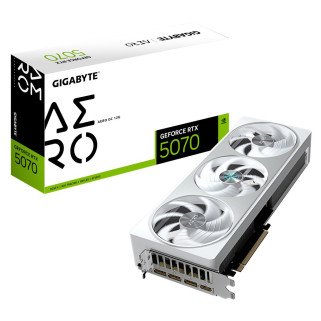 Tarjeta de Video Gigabyte GeForce RTX 5070 AERO OC 12GB GDDR7 PCIe 5.0