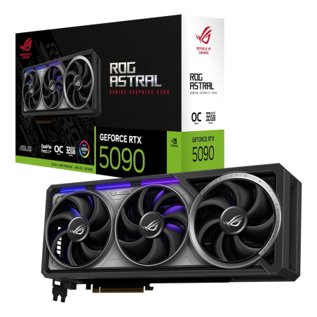 Tarjeta de Video ASUS ROG Astral RTX 5090 OC BTF Gaming 32GB GDDR7 PCIe 5.0