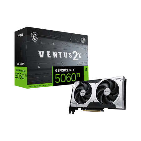 Tarjeta de Video MSI GeForce RTX 5060 Ti Ventus 2X OC Plus 8GB GDDR7