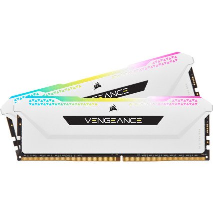 Memoria RAM Corsair Vengeance RGB SL Pro DDR4 16GB 3600MHz (2x8GB) Blanco CL18