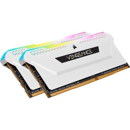 Memoria RAM Corsair Vengeance RGB SL Pro DDR4 16GB 3600MHz (2x8GB) Blanco CL18