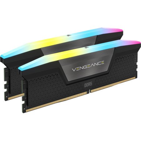 Memoria RAM Corsair Vengeance RGB DDR5 32GB (2x16GB) 6000MT/s Negra