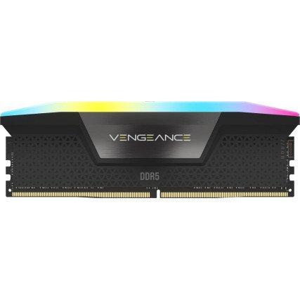Memoria RAM Corsair Vengeance RGB DDR5 32GB (2x16GB) 6000MT/s Negra