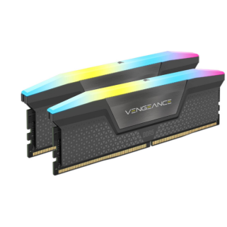 Memoria RAM Corsair Vengeance RGB DDR5 32GB (2x16GB) 6000MT/s Gris