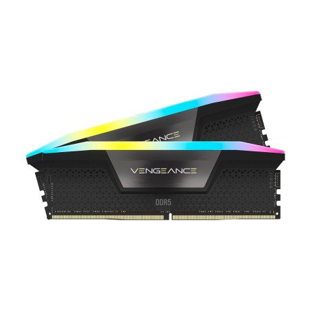 Memoria RAM Corsair Vengeance RGB DDR5 32GB (2x16GB) 7200MHz CL34 Negra
