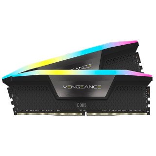 Memoria RAM Corsair Vengeance RGB DDR5 48GB (2x24GB) 6000MT/s 1.4V Negra