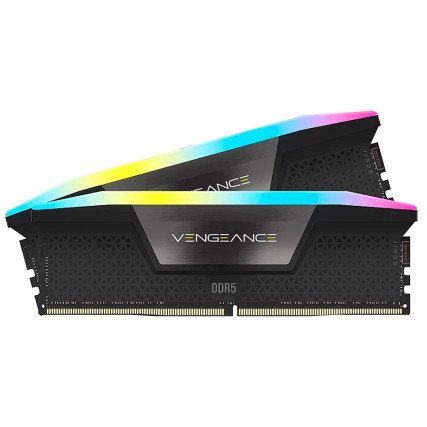 Memoria RAM Corsair Vengeance RGB DDR5 48GB (2x24GB) 6000MT/s 1.4V Negra