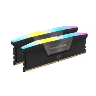 Memoria RAM Corsair Vengeance RGB DDR5 64GB (2x32GB) 5200MHz Negra