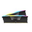 Memoria RAM Corsair Vengeance RGB DDR5 64GB (2x32GB) 5200MHz Negra
