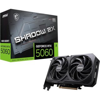 Tarjeta de Video MSI GeForce RTX 5060 Shadow 2X OC Edition 8GB GDDR7