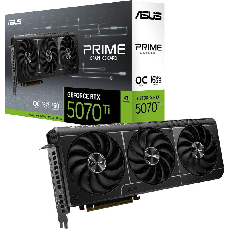 Tarjeta de Video ASUS Prime GeForce RTX 5070 Ti 16GB GDDR7