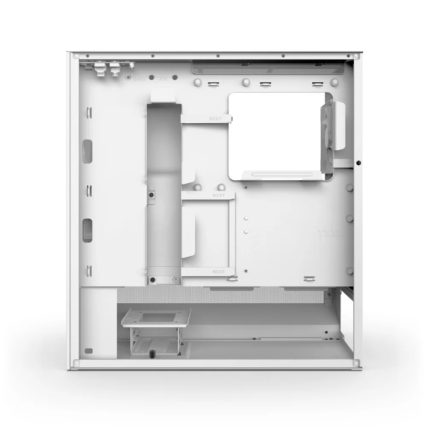 Gabinete NZXT H5 Flow White ATX con Cristal Templado
