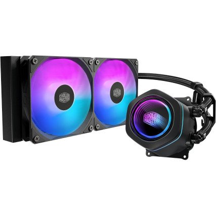 Enfriamiento Líquido Cooler Master MasterLiquid Core NEX 240 ARGB 240mm Black