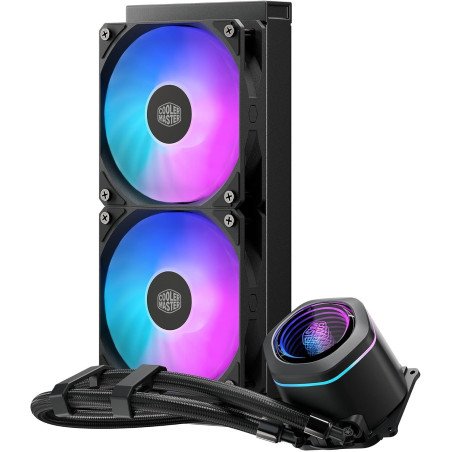 Enfriamiento Líquido Cooler Master MasterLiquid Core NEX 240 ARGB 240mm Black