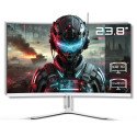 Monitor Gamer XZEAL 23.8" XSPMG07W SXT-570 Full HD Curvo 100Hz 5ms HDMI VGA Blanco