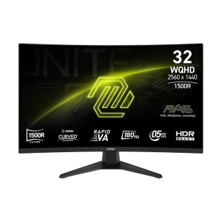 Monitor MSI MAG 321CQF E18 32" Curvo QHD 180Hz 0.5ms Rapid VA Gaming