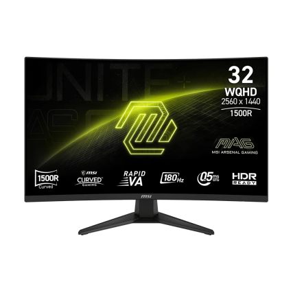 Monitor MSI MAG 321CQF E18 32" Curvo QHD 180Hz 0.5ms Rapid VA Gaming