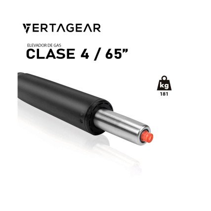 Repuesto Vertagear VG-GAS-65 – Pistón de Gas para Sillas SL5800SE, PL6800SE y PL4800SE