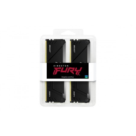 Memoria RAM Kingston Fury Beast RGB DDR4 16GB (2x8GB) 3600MHz CL17