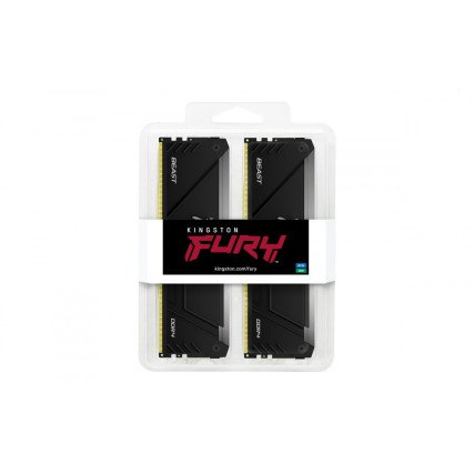 Memoria RAM Kingston Fury Beast RGB DDR4 16GB (2x8GB) 3600MHz CL17