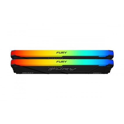 Memoria RAM Kingston Fury Beast RGB DDR4 16GB (2x8GB) 3600MHz CL17
