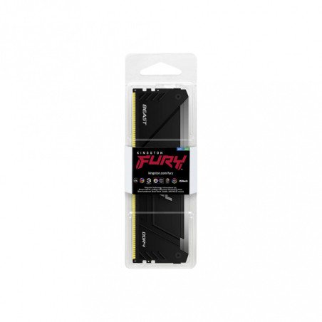 Memoria RAM Kingston Fury Beast RGB DDR4 16GB 3200MHz CL16 Black