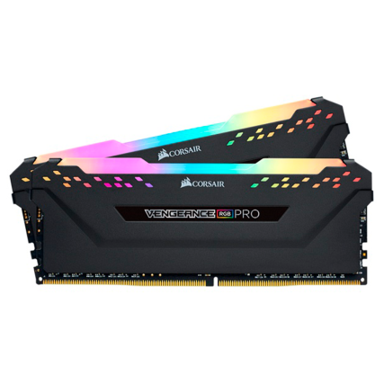 Memoria RAM Corsair Vengeance RGB PRO DDR4 16GB 2666MHz (2x8GB) CL16 Negra