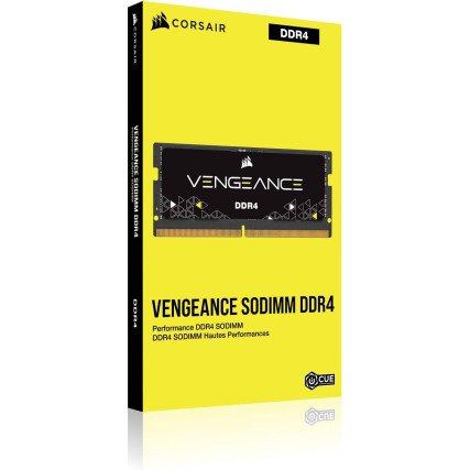 Memoria RAM Corsair Vengeance 8GB DDR4 2400MHz SODIMM CL16 para Laptop – CMSX8GX4M1A2400C16